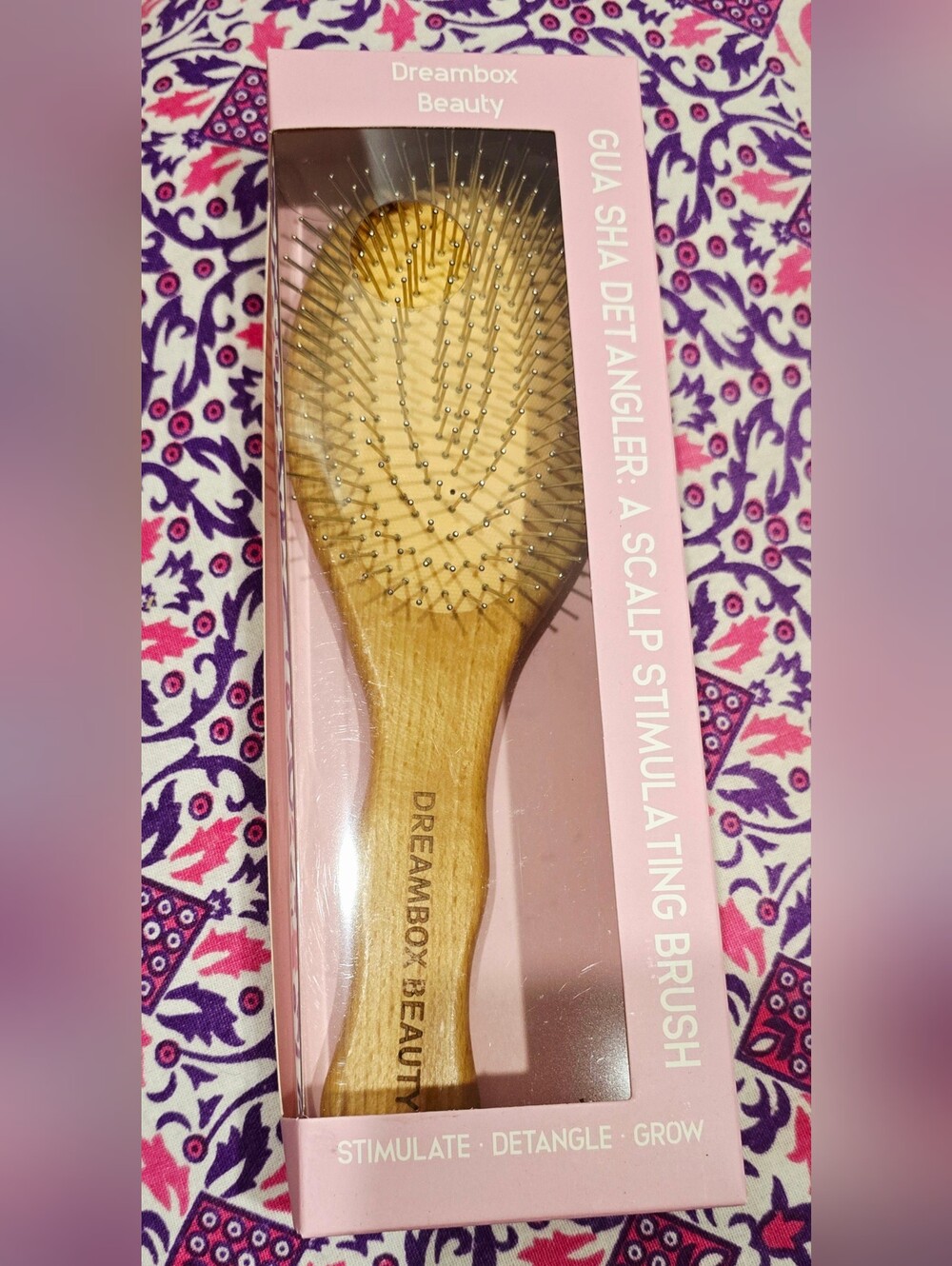 NEW! Dreambox Beauty Scalp Massage Brush for Hair Growth | Gua Sha Detangler